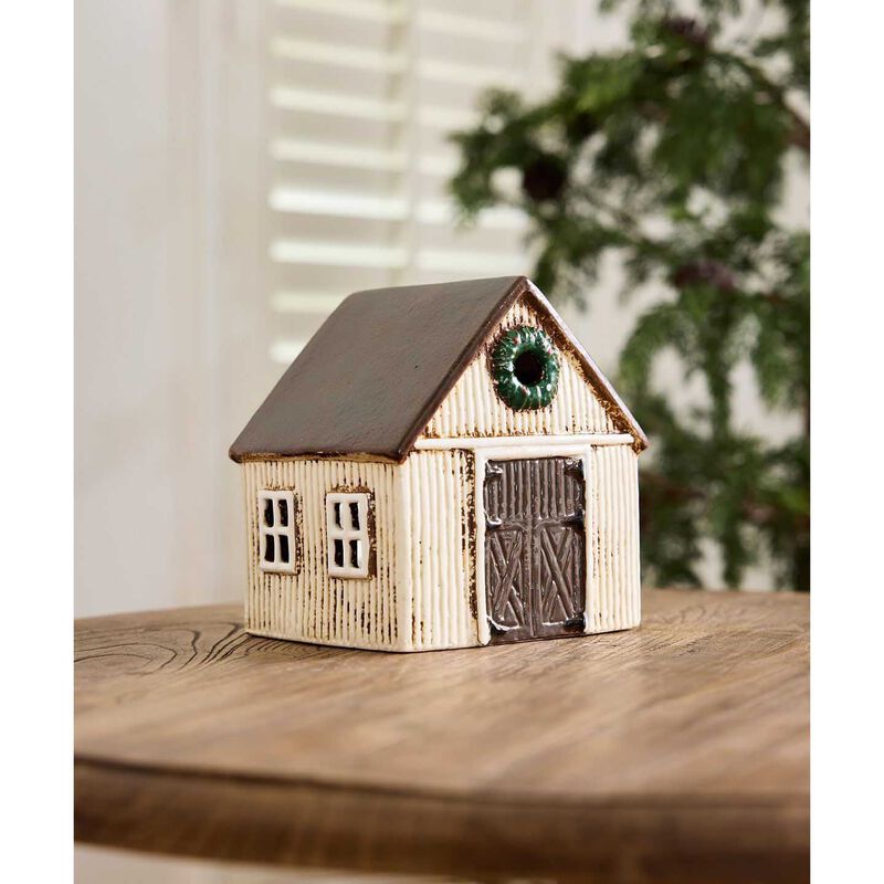 French Country Nordgard Stable with Wreath image number 1